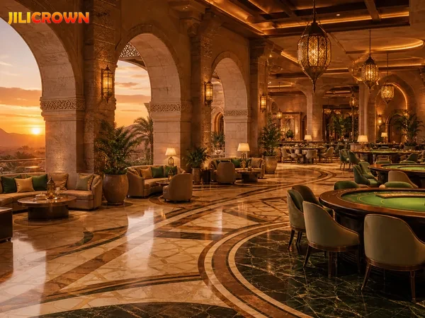 Screenshot of the JILICROWN lottery lobby